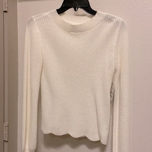 NWT soft cream sweater